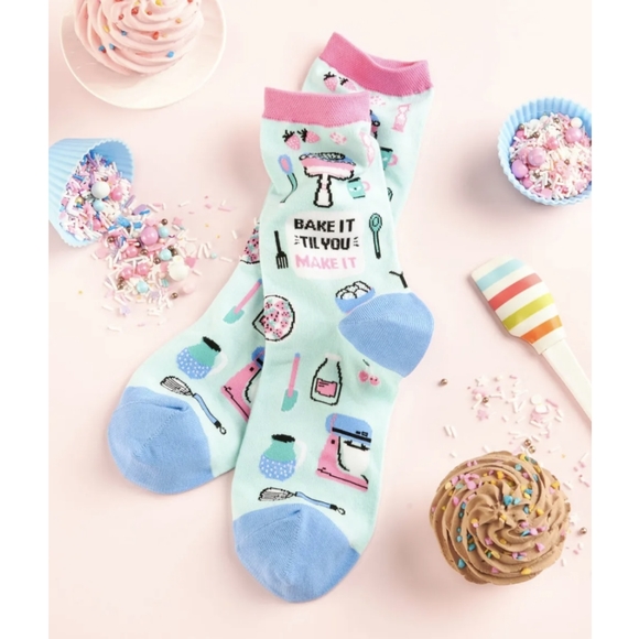 Set of 2- Novelty Crew Socks - Picture 2 of 5
